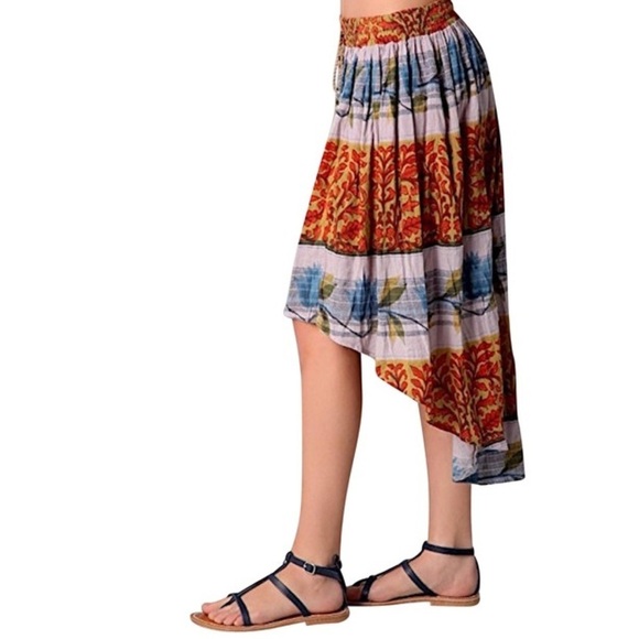 Free People Floral boho swingy skirt - Picture 3 of 16